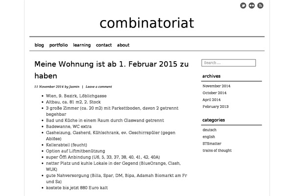 combinatori.at site used Zoologist