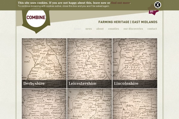 Combine theme site design template sample