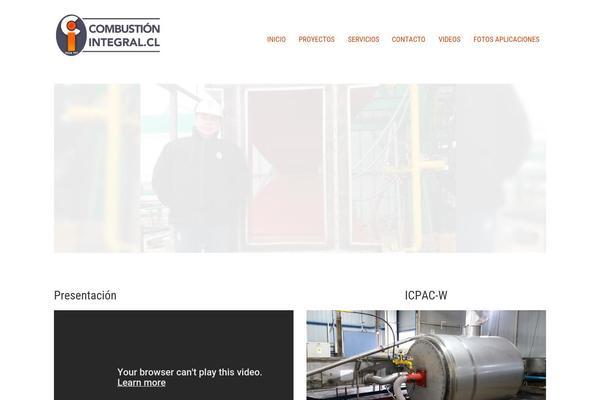Oxygen theme site design template sample