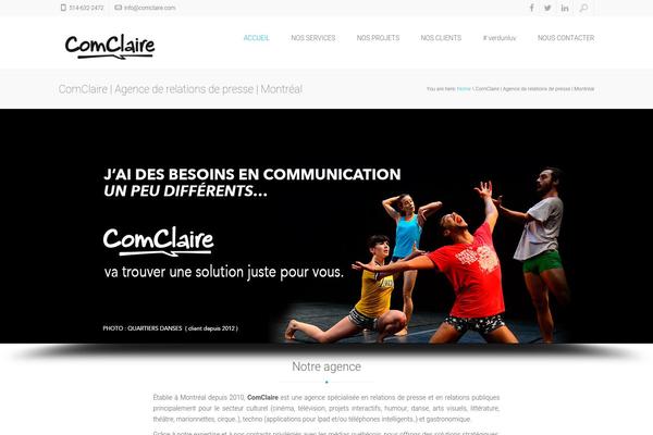 Xenia theme site design template sample