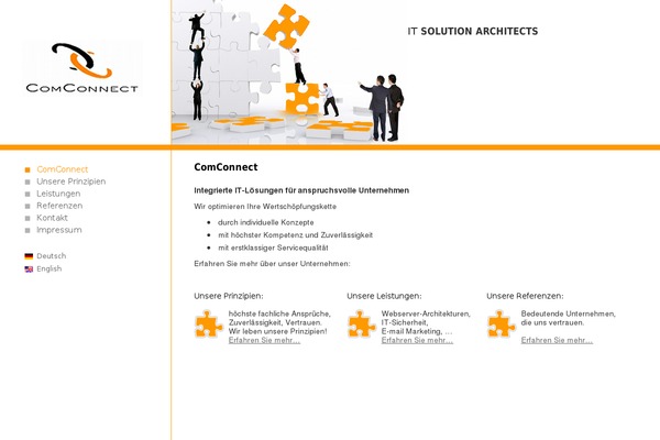 comconnect theme websites examples