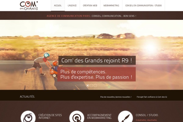 Mesmerize theme site design template sample