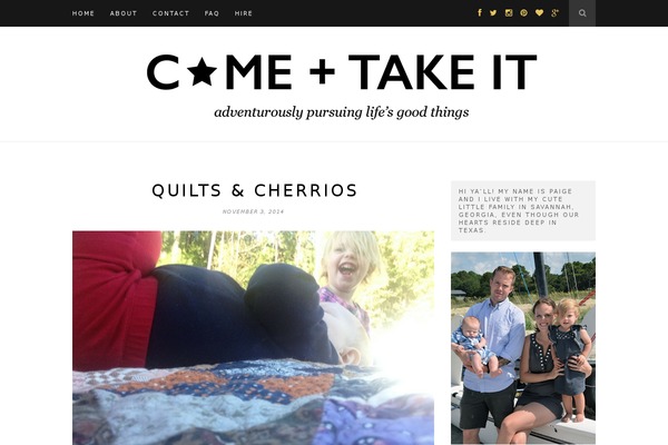 Hemlock theme site design template sample