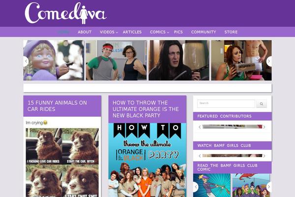 Pravda theme site design template sample