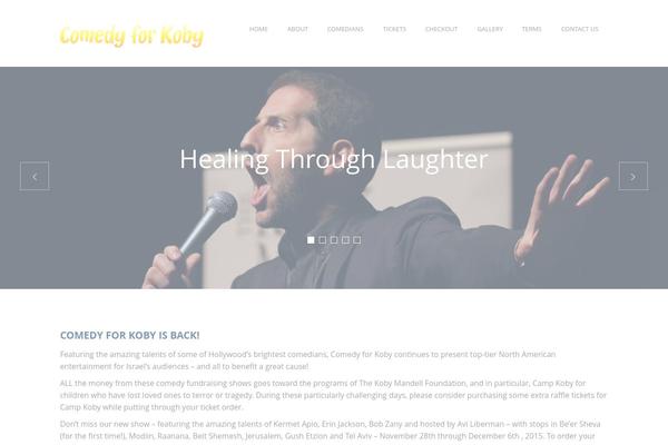 comedyforkoby.com site used Gorising
