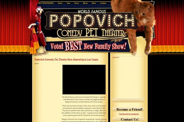 comedypet.com site used Comedypet