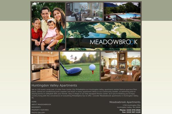 meadowbrook theme websites examples