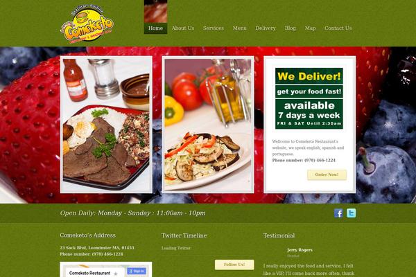 Delicious theme site design template sample