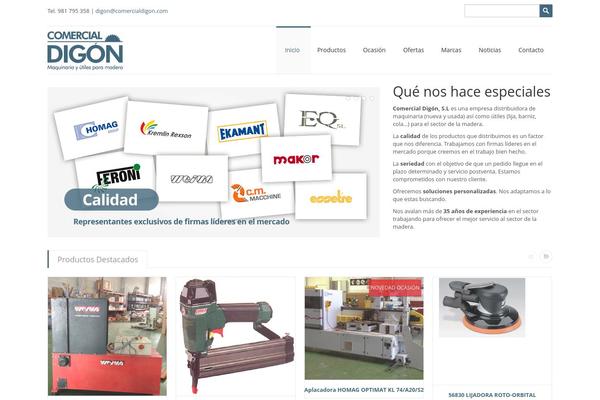 Digon theme site design template sample