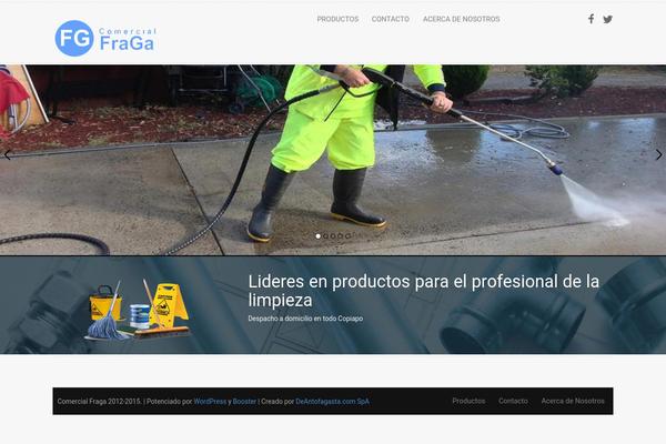 Booster theme site design template sample
