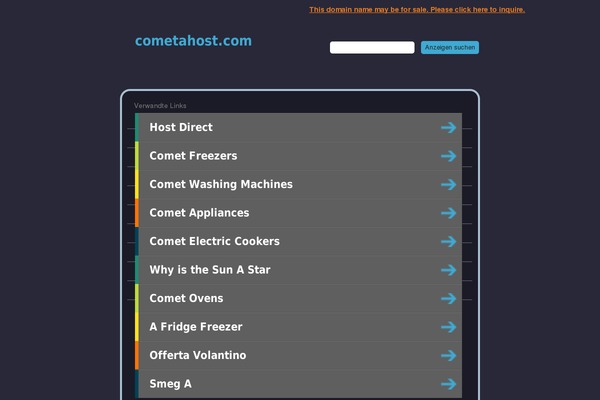 cometahost.com site used Planet-hosting