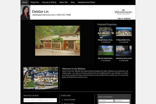 Personality theme site design template sample
