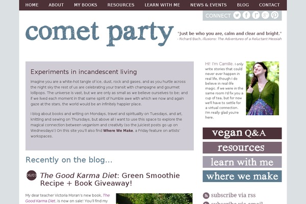 cometparty.com site used Scout-theme