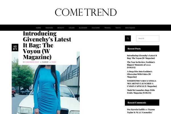 Allure theme site design template sample
