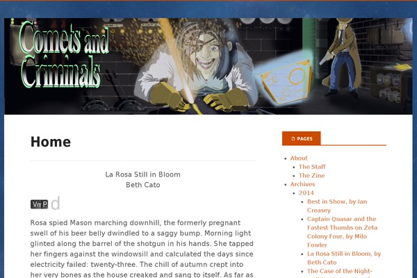 Stargazer theme site design template sample