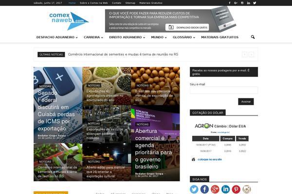 Site using Simple Follow Me Social Buttons Widget plugin