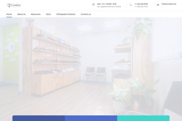MediClinic theme site design template sample