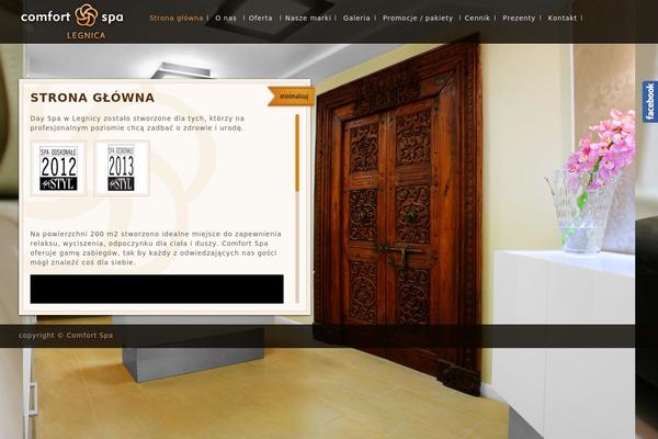 Blank theme site design template sample
