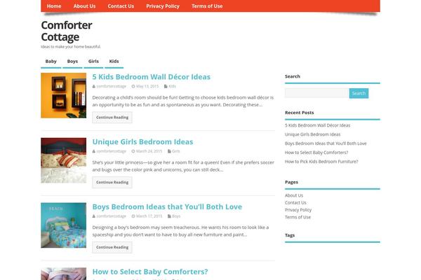 MesoColumn theme site design template sample
