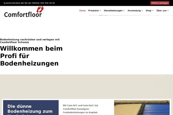 comfortfloor.ch site used Divi-custom