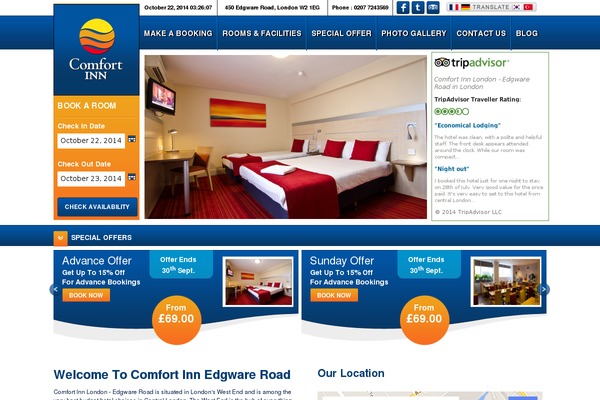 comfortinnedgwareroad.co.uk site used Comfort