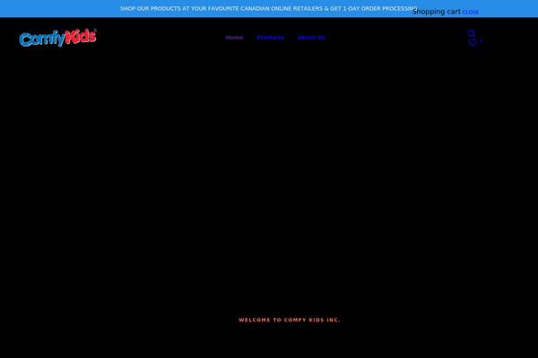 comfykids.com site used Shopio-child