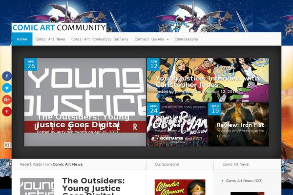 Extra theme site design template sample