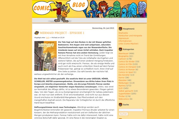 comicblog.de site used Comicblog