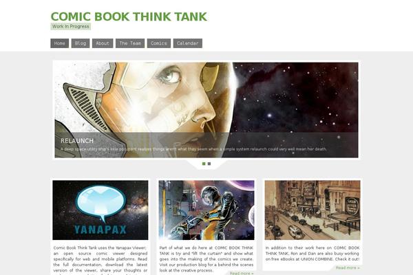 Parabola theme site design template sample