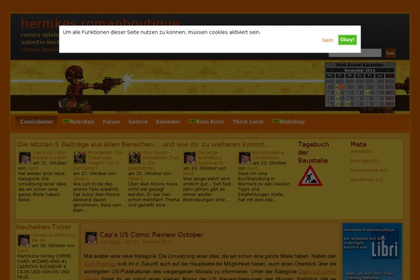 Site using Decent Comments plugin