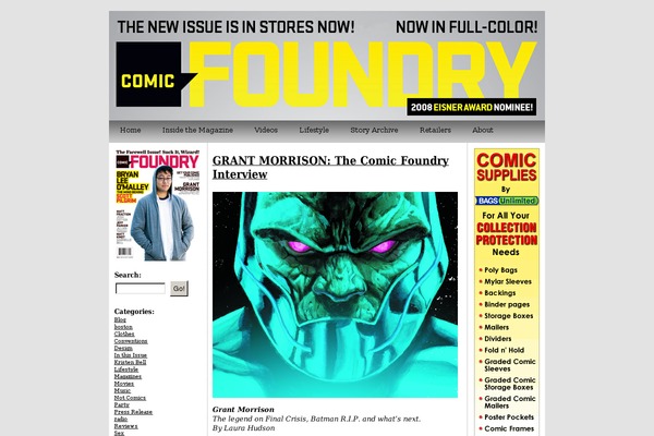 comicfoundry.com site used Saltandpepper