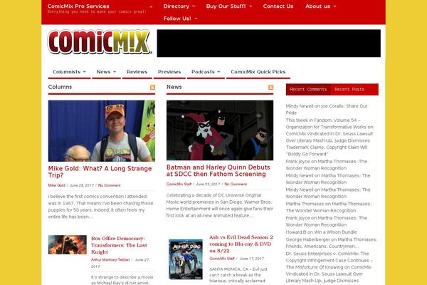Enspire theme site design template sample