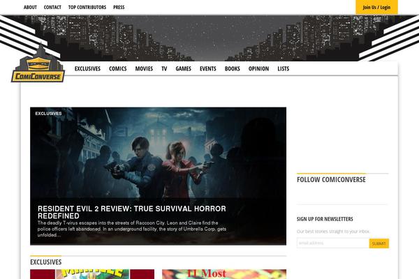 Today theme site design template sample
