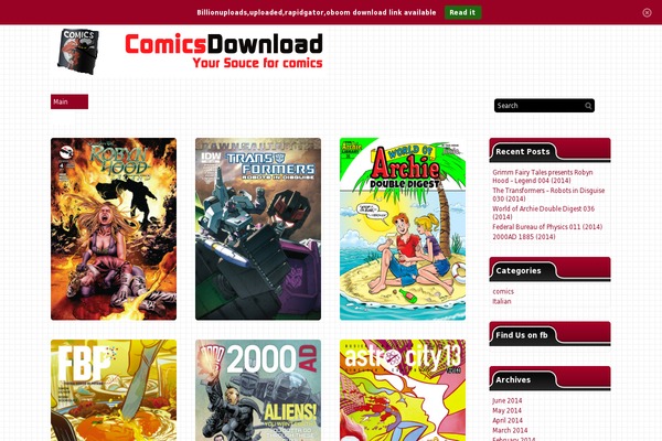 grid theme websites examples