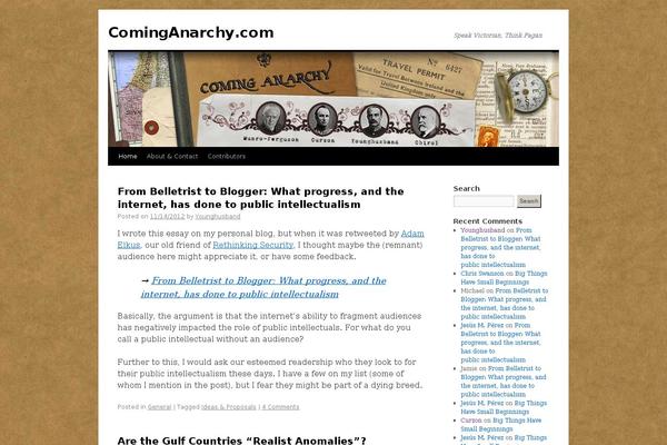 X Blog theme site design template sample