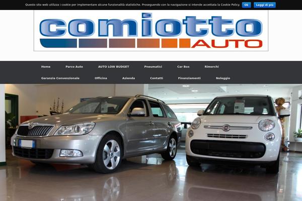 Vantage theme site design template sample