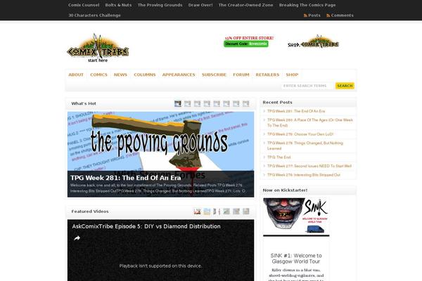Site using Tweet Blender plugin