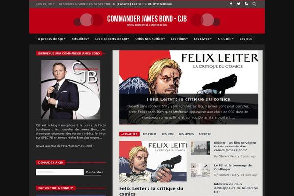 Magic Mag theme site design template sample