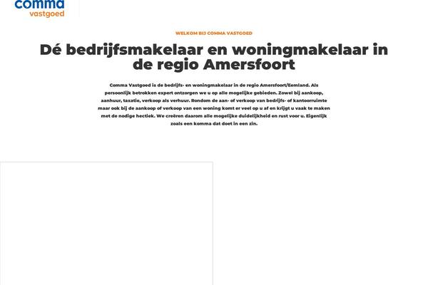 commavastgoed.nl site used Comma-vastgoed