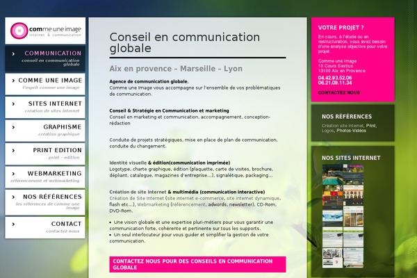 Interface theme site design template sample