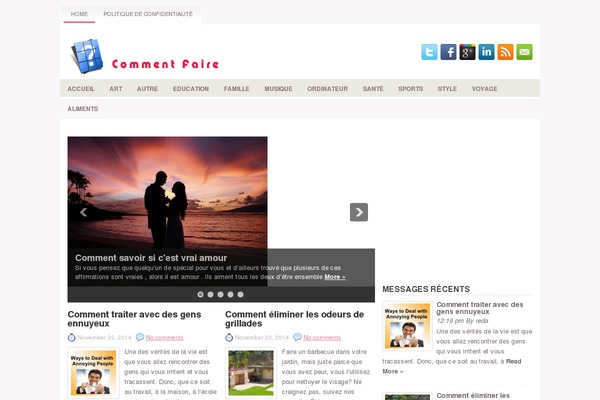 Finesse theme site design template sample