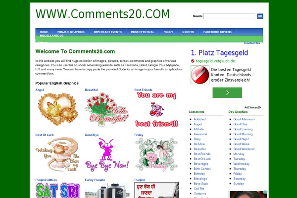comments20.com site used Blogside