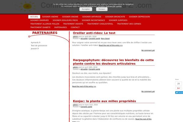 WarmWinter theme site design template sample