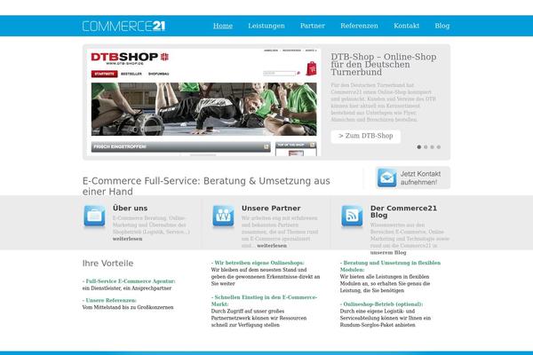 Vulcan theme site design template sample