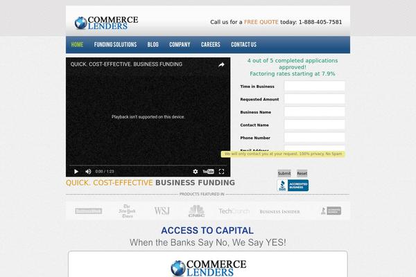 commercelenders.com site used Theme1192