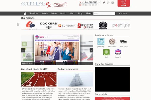 commercerx.com site used Commercerx
