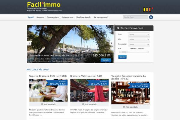 Locality theme site design template sample