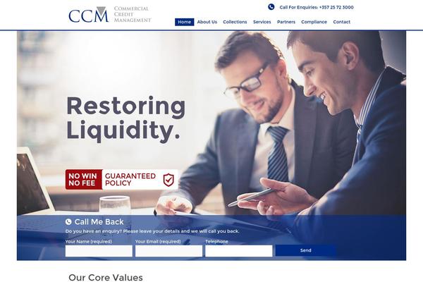 Ccm theme site design template sample