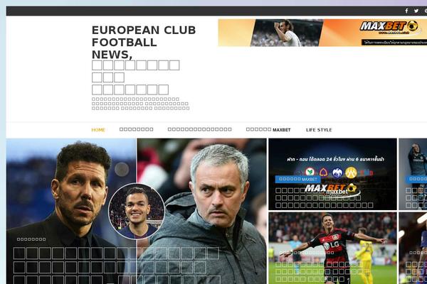 Numinous theme site design template sample