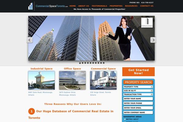 inFocus theme site design template sample